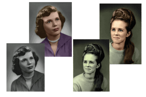 black and white photo render