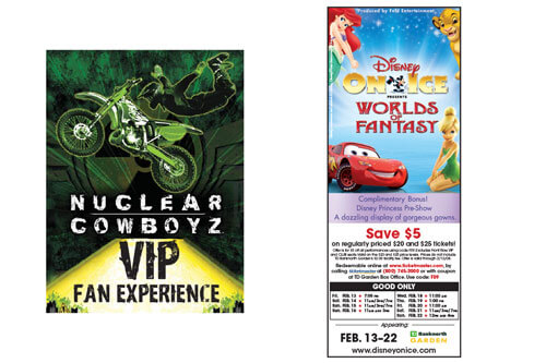 Backstage Pass and Print Ad