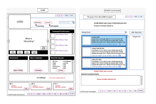 UI/UX Wireframe